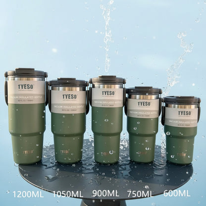 Coffee Cup Thermos Bottle Stainless Steel Double-Layer Insulation Cold and Hot Travel Mug Vacuum Flask Car Water Bottle