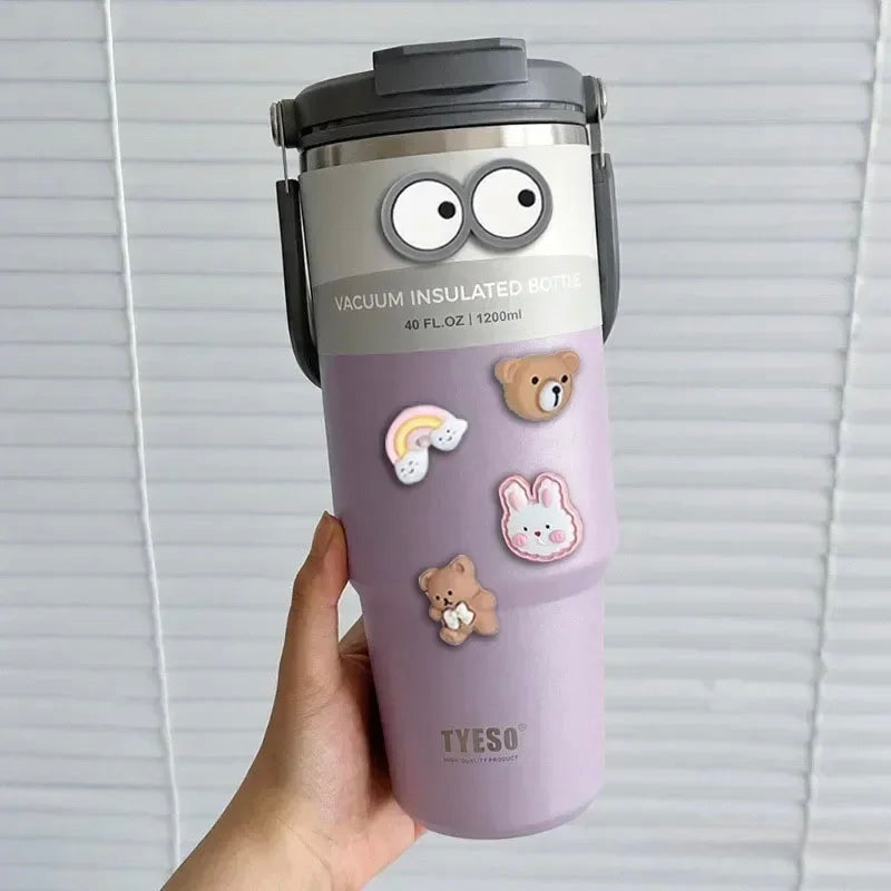Insulated Tumbler for Gym & Travel | Stainless Steel | Stays Cold 24h · Hot 12h