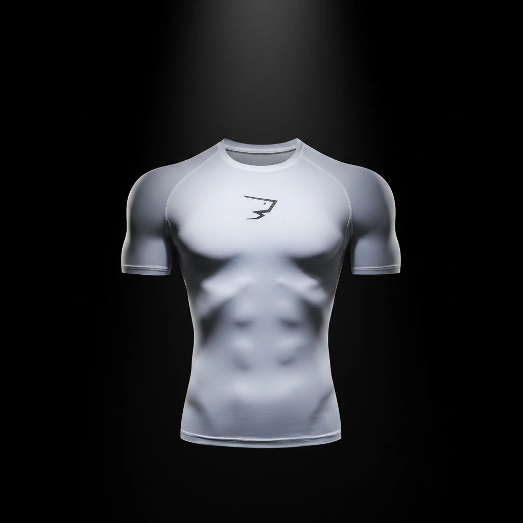 Men Running Compression T-shirt Short Sleeve Sport Tees Gym Fitness Sportshirts Male Jogging Tracksuit Homme Athletic Shirt Tops RavenGear