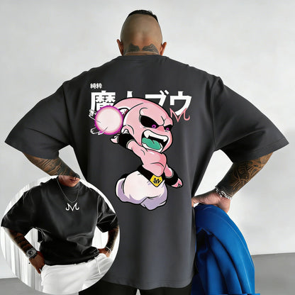 Kid Buu Oversized Anime T-Shirt | Unisex Streetwear | RavenGear RavenGear