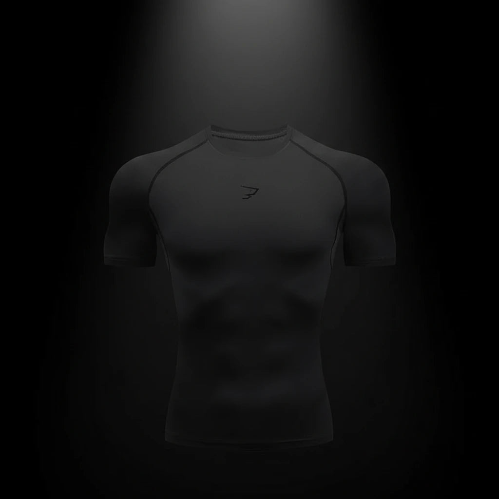 Men Running Compression T-shirt Short Sleeve Sport Tees Gym Fitness Sportshirts Male Jogging Tracksuit Homme Athletic Shirt Tops RavenGear