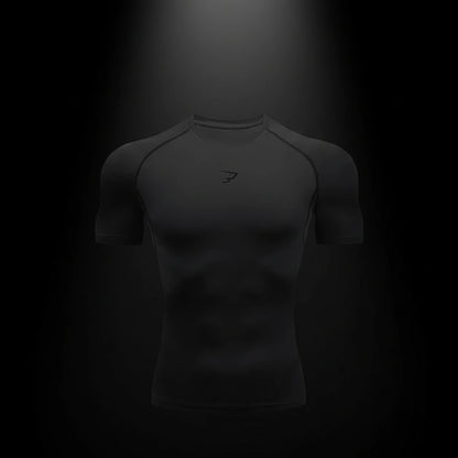 Men Running Compression T-shirt Short Sleeve Sport Tees Gym Fitness Sportshirts Male Jogging Tracksuit Homme Athletic Shirt Tops RavenGear