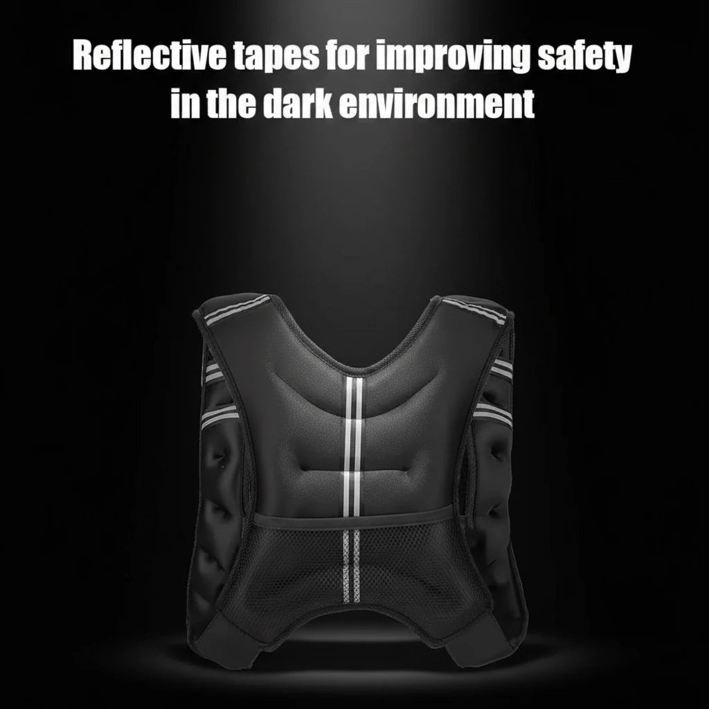 Weighted Vest for Men & Women | 12–30 lbs | Increase the weight burn more Calories 🔥
