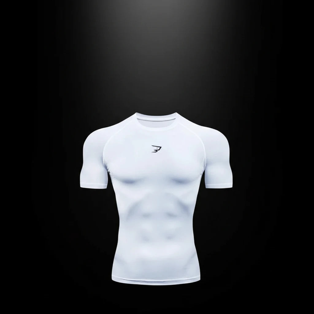 Men Running Compression T-shirt Short Sleeve Sport Tees Gym Fitness Sportshirts Male Jogging Tracksuit Homme Athletic Shirt Tops RavenGear