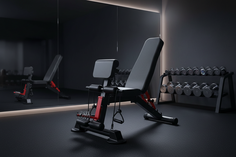 Pro Foldable Weight Bench | Adjustable Home Gym Bench | Full Body Workout