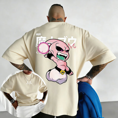 Kid Buu Oversized Anime T-Shirt | Unisex Streetwear | RavenGear RavenGear