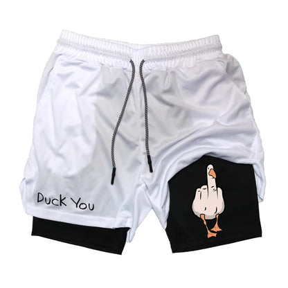 Men's Funny Gym Shorts, Quick Dry Workout Shorts | RavenGear RavenGear