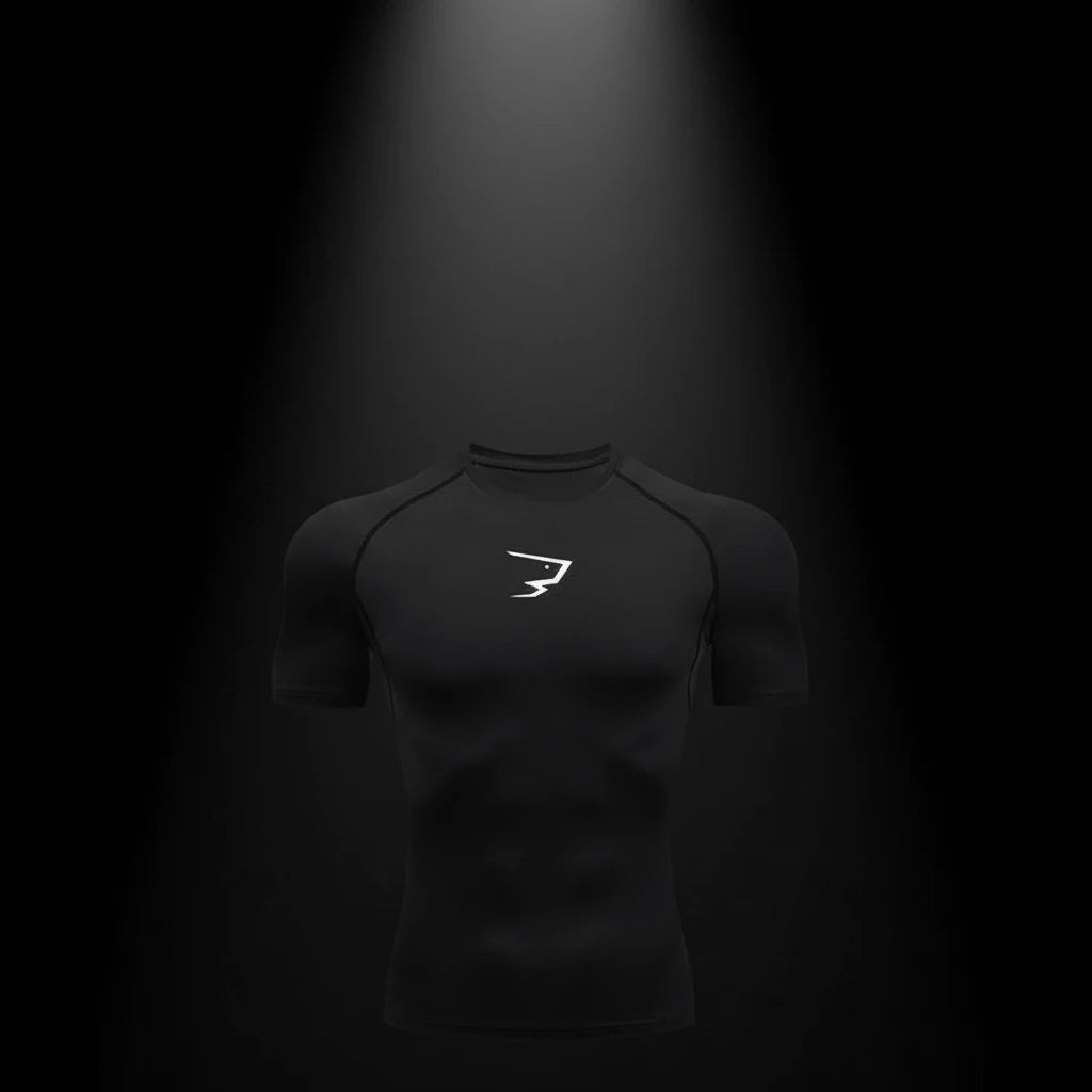 Men Running Compression T-shirt Short Sleeve Sport Tees Gym Fitness Sportshirts Male Jogging Tracksuit Homme Athletic Shirt Tops RavenGear