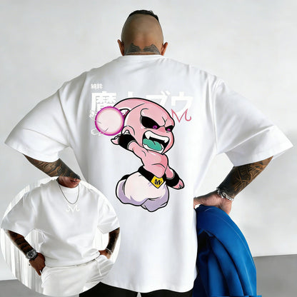 Kid Buu Oversized Anime T-Shirt | Unisex Streetwear | RavenGear RavenGear