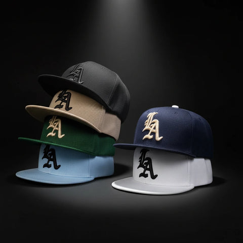 Classic LA Flat Brim Snapback Cap