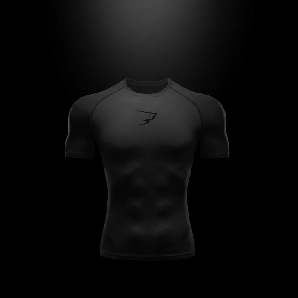 Men Running Compression T-shirt Short Sleeve Sport Tees Gym Fitness Sportshirts Male Jogging Tracksuit Homme Athletic Shirt Tops RavenGear