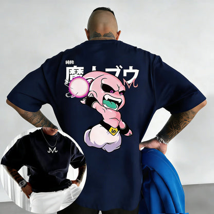 Kid Buu Oversized Anime T-Shirt | Unisex Streetwear | RavenGear RavenGear