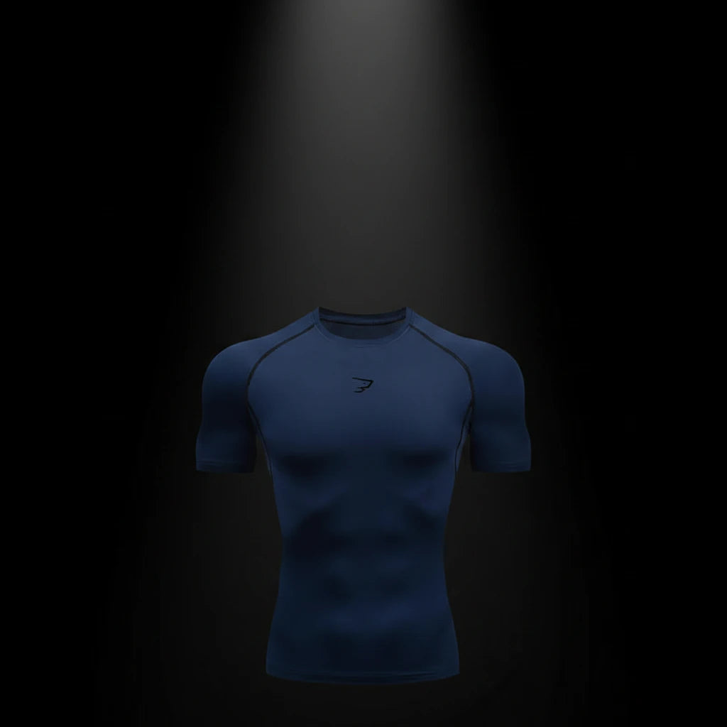 Men Running Compression T-shirt Short Sleeve Sport Tees Gym Fitness Sportshirts Male Jogging Tracksuit Homme Athletic Shirt Tops RavenGear