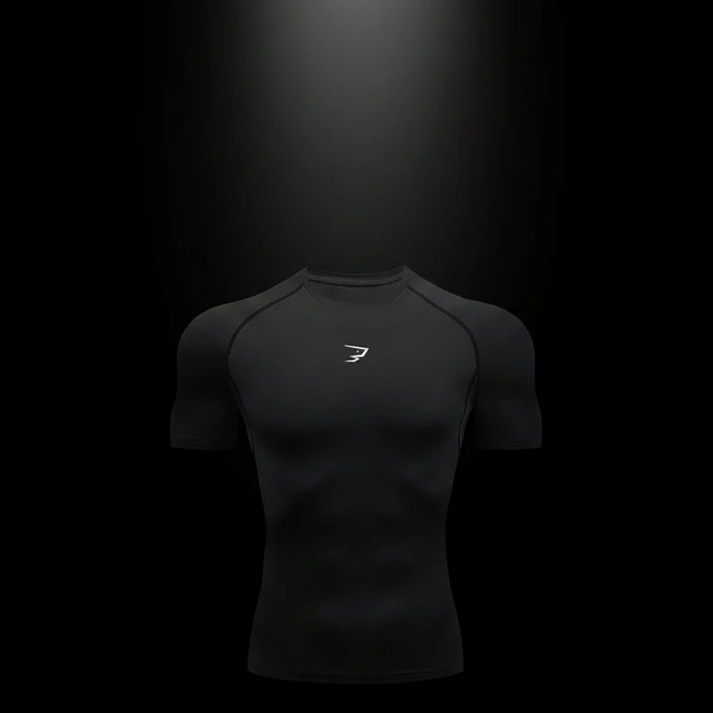 Men Running Compression T-shirt Short Sleeve Sport Tees Gym Fitness Sportshirts Male Jogging Tracksuit Homme Athletic Shirt Tops RavenGear