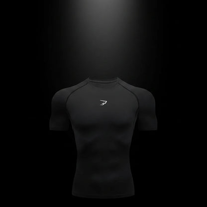 Men Running Compression T-shirt Short Sleeve Sport Tees Gym Fitness Sportshirts Male Jogging Tracksuit Homme Athletic Shirt Tops RavenGear