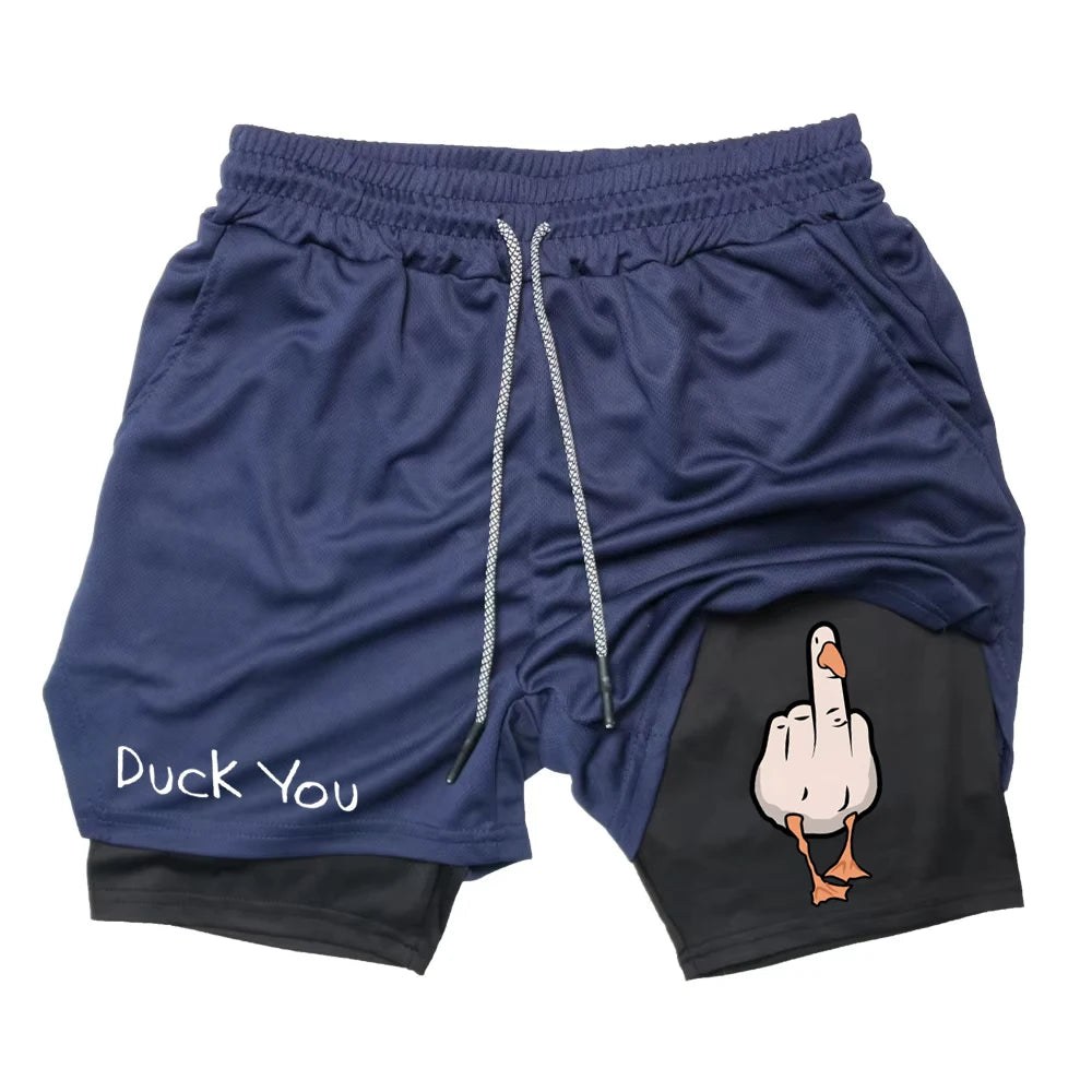 Men's Funny Gym Shorts, Quick Dry Workout Shorts | RavenGear RavenGear