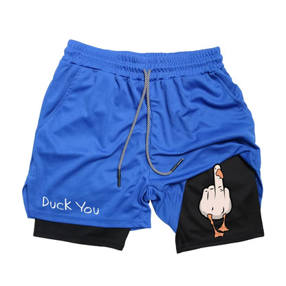 Men's Funny Gym Shorts, Quick Dry Workout Shorts | RavenGear RavenGear