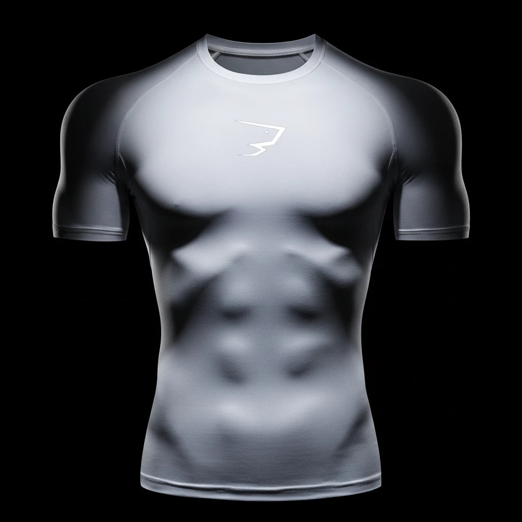 Men Running Compression T-shirt Short Sleeve Sport Tees Gym Fitness Sportshirts Male Jogging Tracksuit Homme Athletic Shirt Tops RavenGear