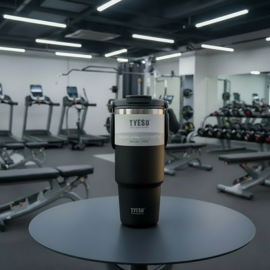TYESO Gym & Travel Insulated Mug | Vacuum Flask | Hot 12H & Cold 24H | 600–1200ml
